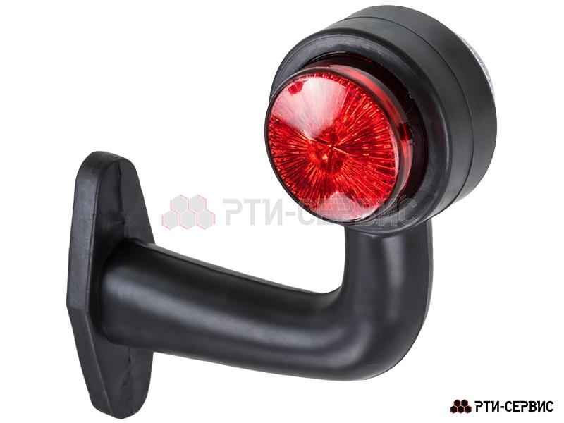 Фонари габаритные на кронштейне (2 шт.) LED красный/белый 24V (16 см) (E-206) - фото 1