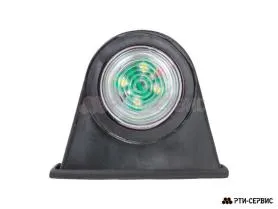 Фонарь габаритный с кронштейном LED (красный/белый) 24V (E-103)