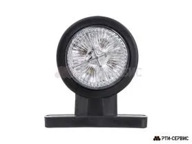 Фонарь габаритный с кронштейном LED (красный/белый) 24V (E-201)