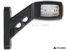 Фонари габаритные на кронштейне (2 шт.) LED красный/белый 24V 4 диода (13,5 см) - фото 1