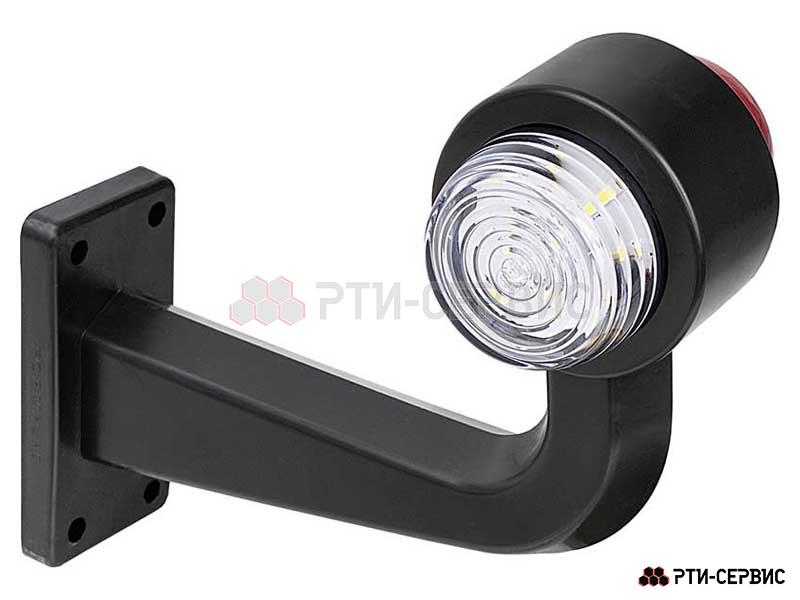 Фонари габаритные на кронштейне (2 шт.) LED красный/белый 24V (17 см) - фото 2