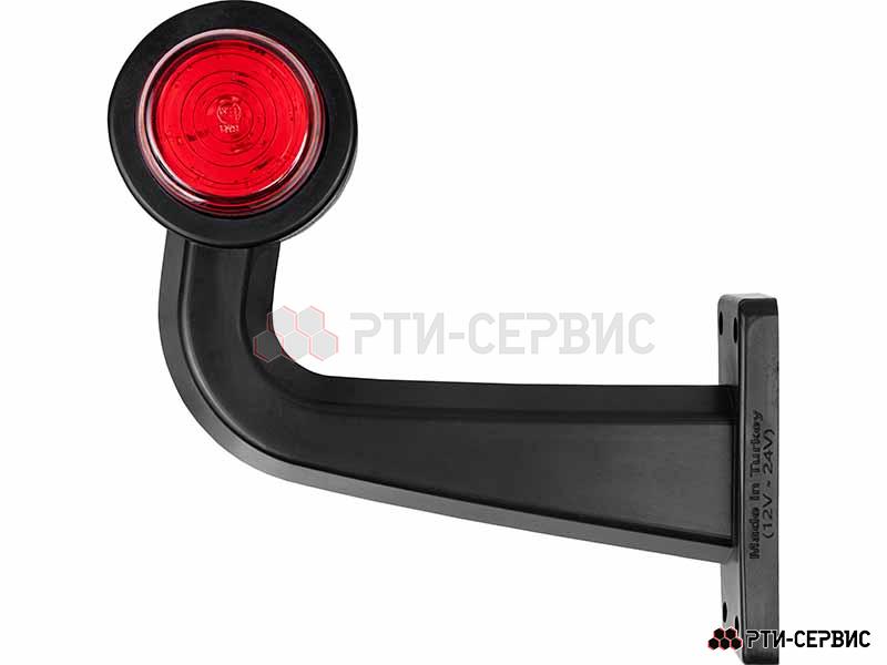 Фонари габаритные на кронштейне (2 шт.) LED красный/белый 24V (17 см) - фото 3