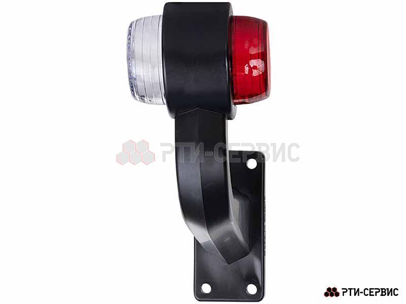 Фонари габаритные на кронштейне (2 шт.) LED красный/белый 24V (17 см) - фото 5