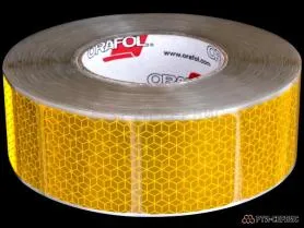 Лента светоотражающая ORALITE VC 104+ жёлтая (12.5 м) тентовая