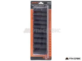 Набор торцевых головок 1/2"DR шестигранных высоких ударных (10 предметов) 10-24 мм - фото 4