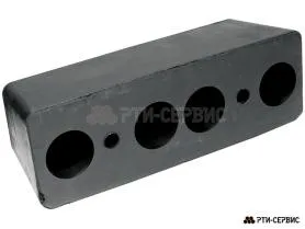 Отбойник (буфер) резиновый 250х85х90 мм
