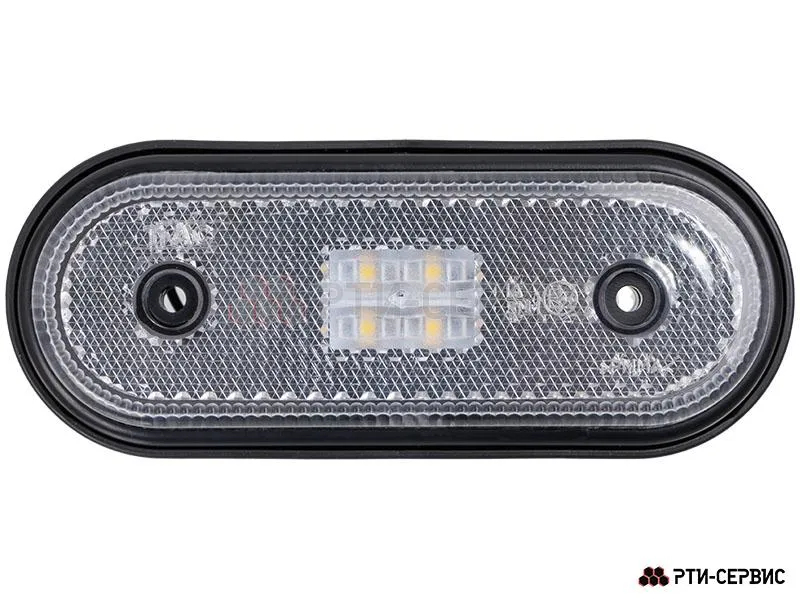 Фонарь габаритный 4-ех диодный LED с катафотом, белый